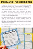 Vorschau - Aufgabenkarten - BRIEFE - Schreibanlässe (persönliche und förmliche Briefe) - Seite 1