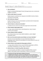Vorschau - Arbeitsblätter - AB mit Fragen zum Thema "Roboter" + Lösungsblatt + Mindmap + Infografik - Seite 3
