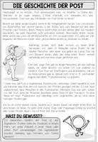 Vorschau - Arbeitsblätter - BRIEFE - Die Geschichte der Post (Lesetext) 2-fach differenziert - Seite 2