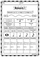 Vorschau - Arbeitsblätter - AB - Notenwerte 1+2 - Seite 3