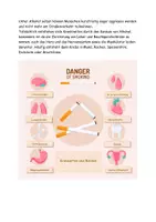 Vorschau - Arbeitsblätter - Gefahr von Rauchen und Alkohol Text Aufgaben Grafik Lösung - Seite 3