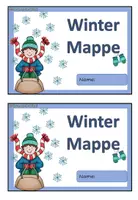 Vorschau - Arbeitsblätter - Wintermappe - Deckblatt