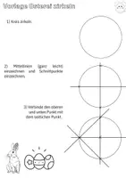 Vorschau - Arbeitsblätter - Ein Ei zirkeln mit Hilfsblättern #silvesterknaller23 - Seite 2