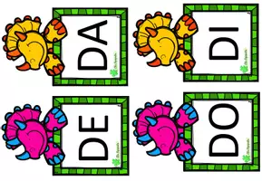 Vista previa - Tarjetas / Manipulativos - HUEVOS DINOSAURIO LETRA D - página 2