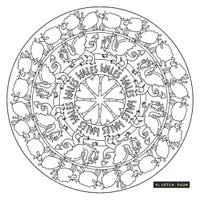 Vorschau - Mal- und Bastelvorlagen - Wales Mandala Ausmalbild Kopiervorlage - Seite 2
