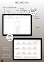 Vorschau - selbst erstellte Cliparts/Grafiken - Materialpaket: Digitaler Lehrerplaner UND Unterrichtsplaner | 6-Stunden-Version - Seite 2