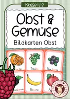 Vorschau - Poster - OBST & GEMÜSE Bildkarten Obst - Deckblatt