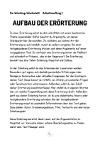 Vorschau - Arbeitsblätter - Aufbau einer Erörterung als Co-Working-Werkstatt - Seite 1
