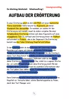 Vorschau - Arbeitsblätter - Aufbau einer Erörterung als Co-Working-Werkstatt - Seite 3