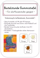 Vorschau - Mal- und Bastelvorlagen - SCHMUDDELWETTER MATERIALPAKET // KUNST // KLASSE 1 - 4 // FRÜHLINGSBILDER // HERBSTBILDER // TUSCHKASTEN // - Seite 3