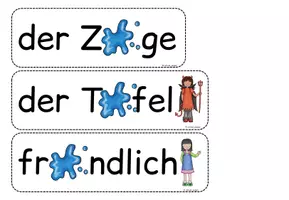 Vorschau - Präsentationen/Tafelbilder - Tafelmaterial Rechtschreibung eu oder äu? (Wort-Bild-Karten) - Seite 2