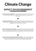 Vorschau - Stundenentwürfe - Climate Change Debate: Impact on Environment (Sek II) - Seite 1