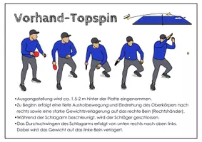Vorschau - Poster - Tischtennis. Technikkarte Topspin. Poster - Seite 2