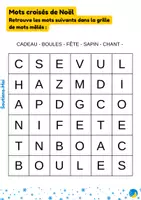 Aperçu - Préparation de séance / Séance complète - Mots croisés thème hiver (fin maternelle/début primaire) - Page de couverture
