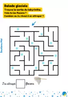 Aperçu - Apprentissages en autonomie - Labyrinthe thème hiver (maternelle/début primaire) - Page de couverture