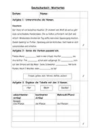 Vorschau - Klassenarbeiten - Klassenarbeit "Wortarten" inkl. Lösung und Bewertung (Kl. 3) - Seite 2