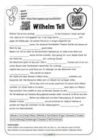 Vorschau - Arbeitsblätter - MUSIK 🎶 Wilhelm Tell • Lückentext mit Lösung Quiz Tafelkarten - Seite 2