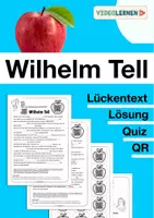 Vorschau - Arbeitsblätter - MUSIK 🎶 Wilhelm Tell • Lückentext mit Lösung Quiz Tafelkarten - Deckblatt