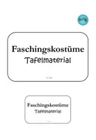 Vorschau - Bildkarten - Bild- und Wortkarten Faschingskostüme - bunt und schwarz-weiß - Seite 2