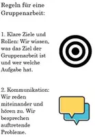 Vorschau - Poster - Regeln für eine Gruppenarbeit - Deckblatt