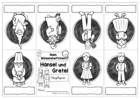 Vorschau - Unterrichtsreihen - Wissensheftchen - Hänsel und Gretel (Hauptfiguren) - Seite 3