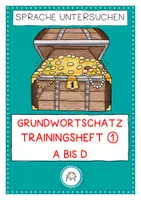 Vorschau - Arbeitsblätter - Grundwortschatz- Trainingsheft 1. A bis D - Deckblatt