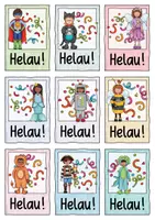 Vorschau - Mal- und Bastelvorlagen - Helau & Alaaf - Karneval + Fasching - Grußkarten / Grüße - Seite 2