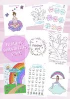 Vorschau - Arbeitsblätter - 🌸Achtsamkeitspaket Frühling 🌸 - Deckblatt