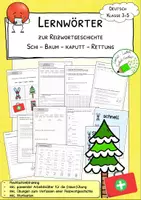 Vorschau - Arbeitsblätter - Paket - Lernwörter (interaktiv) üben - abgestimmt auf das Verfassen von Texten in Klasse 4 - Seite 1