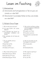Vorschau - Arbeitsblätter - Fasching: Lesetext mit Arbeitsaufträgen und Multiple Choice Fragen - Seite 2