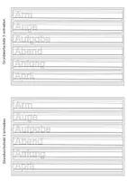 Vorschau - Arbeitsblätter - Grundwortschatz der 3. Klasse schreiben - Seite 1
