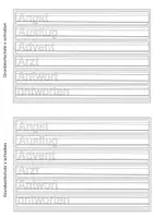 Vorschau - Arbeitsblätter - Grundwortschatz der 4. Klasse schreiben - Seite 1
