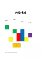 Vorschau - Stundenentwürfe - Würfel Dossier - Deckblatt