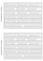 Vorschau - Arbeitsblätter - Grundwortschatz der 4. Klasse schreiben - Nachziehversion - Seite 3