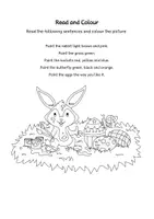 Vorschau - Arbeitsblätter - Read and Colour - Easter Time - Seite 3