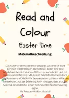 Vorschau - Arbeitsblätter - Read and Colour - Easter Time - Seite 2