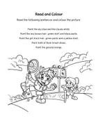 Vorschau - Arbeitsblätter - Read and Colour - Sports - Seite 3