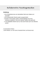 Vorschau - Mal- und Bastelvorlagen - Kollaborative Masken - Seite 1