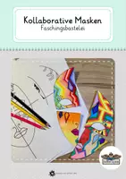Vorschau - Mal- und Bastelvorlagen - Kollaborative Masken - Deckblatt