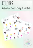 Vorschau - Anderer Materialtyp - Colours - Activation Cards / Daily Small Talk - Deckblatt