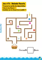 Aperçu - Apprentissages en autonomie - Labyrinthe thème été (maternelle/primaire) - Page de couverture