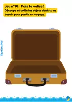 Aperçu - Apprentissages en autonomie - Jeu Remplir sa valise (maternelle/primaire) - Page de couverture