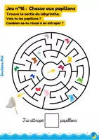 Aperçu - Apprentissages en autonomie - Labyrinthe 2 thème été (primaire) - Page de couverture