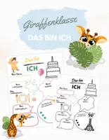 Vorschau - Arbeitsblätter - Giraffenklasse - Deckblatt