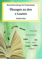 Vorschau - Arbeitsblätter - Übungen zu den s-Lauten (Aufgabenstellung SIE) - Deckblatt