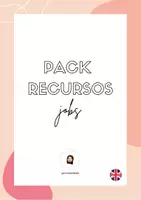 Vista previa - Unidades / Secuencias / Situaciones de Aprendizaje - Pack Recursos Jobs - Inglés + Español - página 1
