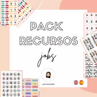 Vista previa - Unidades / Secuencias / Situaciones de Aprendizaje - Pack Recursos Jobs - Inglés + Español - Portada