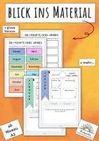 Vorschau - Arbeitsblätter - Die Monate eines Jahres & Jahreszeiten kennenlernen (DAF/DAZ) - Seite 1
