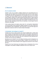 Vorschau - Stundenentwürfe - ChatGPT - Wie intelligent ist die Künstliche Intelligenz wirklich? (Chat GPT) - Seite 1