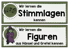 Vorschau - Poster - Reihentransparenz zur Märchenoper "Hänsel und Gretel" für die Grundschule - Seite 3